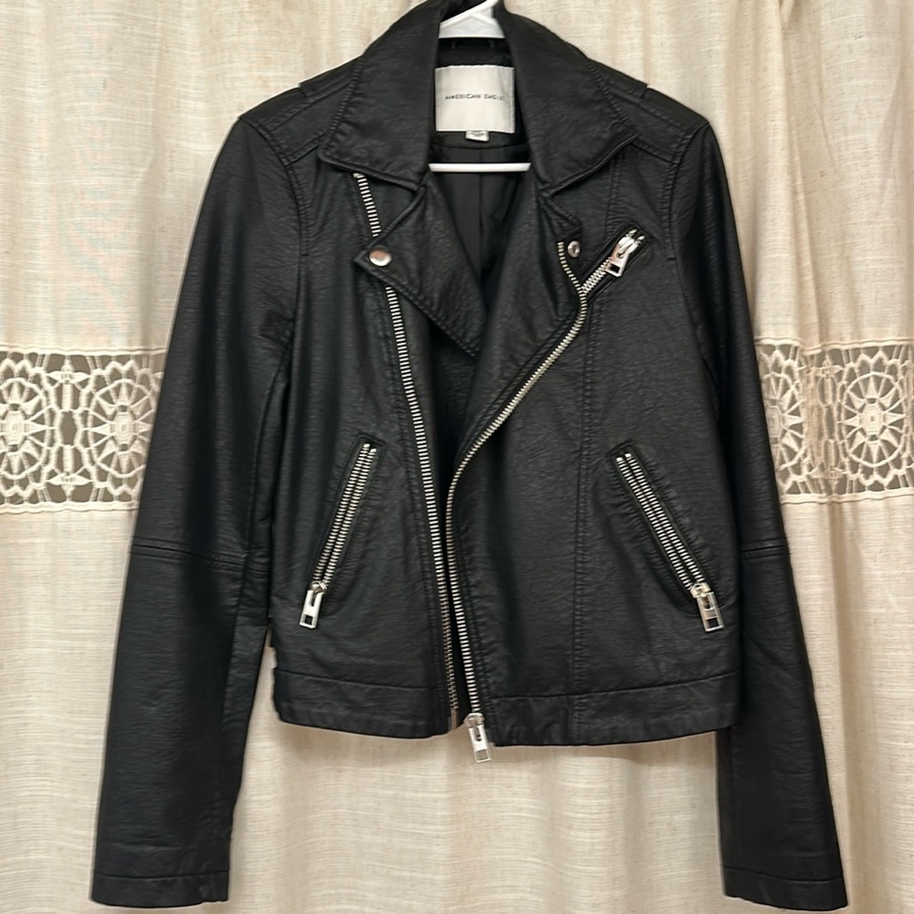 NWOT American Eagle faux leather jacket size medium